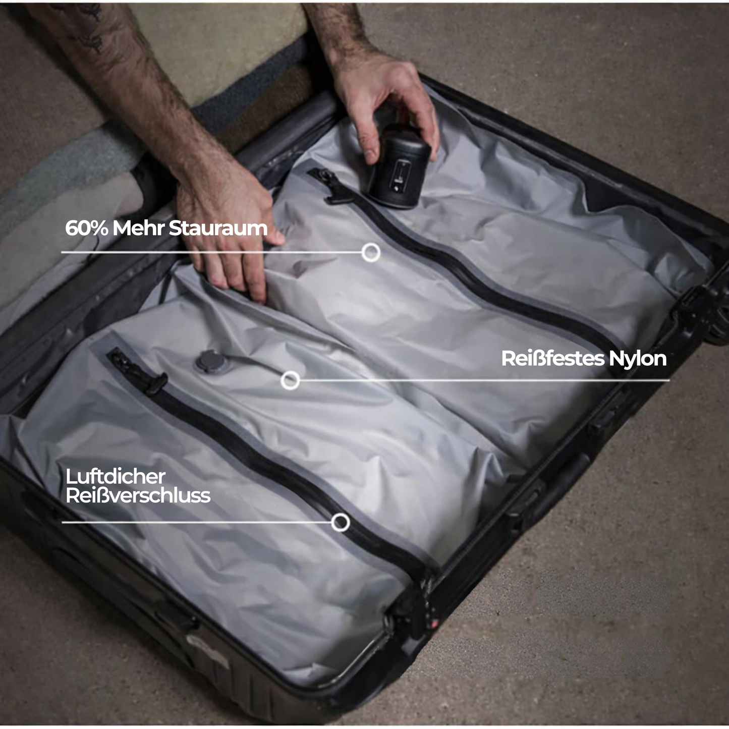 Neujahrs Angebot - 2 Vakuum Beutel + GRATIS Pumpe